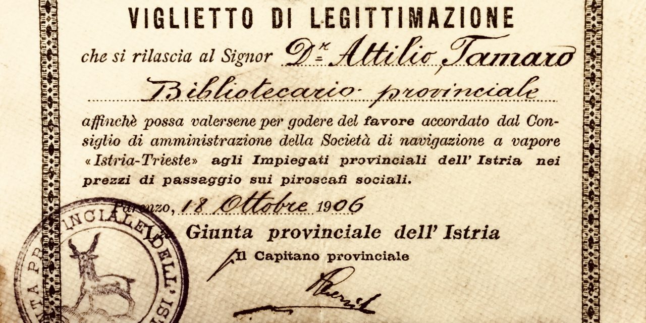 “Attilio Tamaro: il diario di un italiano” su “Il Messaggero”