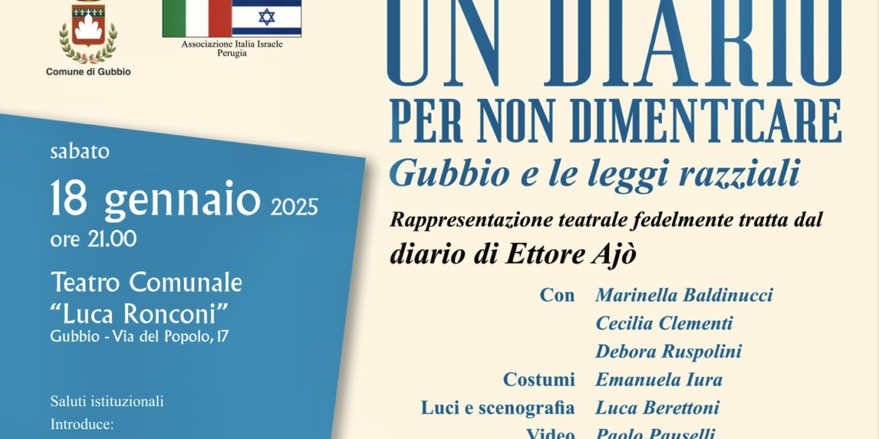 Un diario per non dimenticare a Gubbio